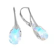 Dormeuses attache pendentif 18 mm Argent 925 Doré à l'or fin x2