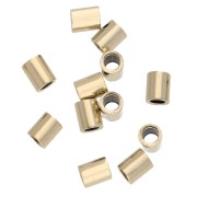 Tubes à écraser 1.6x2 mm - Gold filled (or laminé) x100|raw }}
