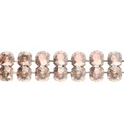 Swarovski Crystal Mesh 40001 2 rangs 5.3 mm - Crystal Bronze - Doré x5cm