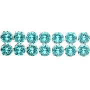 Swarovski Crystal Mesh 40001 2 rangs 5.3mm - Reinvented Caribbean Green x5cm