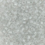 Miyuki Delica 11/0 DB0271 - Spkl Silver Gray Lined Crystal x 8g