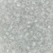 Miyuki Delica 11/0 DB0271 - Spkl Silver Gray Lined Crystal x 8g