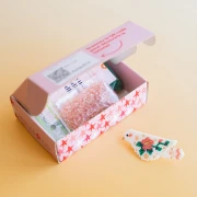 Mes bijoux DIY - Kit broche oiseau en brick Stitch avec perles Miyuki