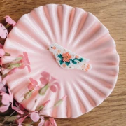 Mes bijoux DIY - Kit broche oiseau en brick Stitch avec perles Miyuki