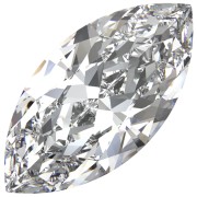 Navette Swarovski 4210 10x5 mm - Crystal x1