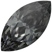 Navette Swarovski 4210 10x5 mm - Crystal Silver Night x1|raw }}