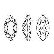 Navette Swarovski 4210 10x5 mm - Light Rose x1