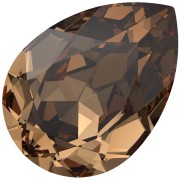 Light Smoked Topaz - Cabochon Swarovski 4320 Poire 6x4 mm - Reinvented Light Smoked Topaz x1 Cabochon Swarovski 4320 Poire 6x4 mm - Reinvented Light Smoked Topaz x1