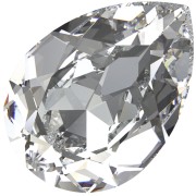 Cabochon Swarovski 4320 6x4 mm - Crystal x1