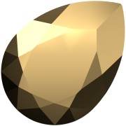 Cabochon Swarovski 4320 6x4 mm - Crystal Aurum x1