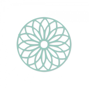Intercalaire teinté laser cut rosace 24 mm Mint x1