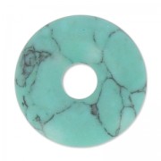 Donuts 20 mm Turquoise (imitation) x1
