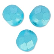 Facettes 6 mm Pastel Aqua x25