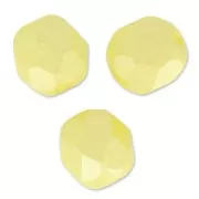 Facettes 6 mm Pastel Yellow Pearl x25