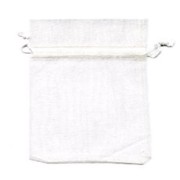 Sachets Organza 90x120 mm Blanc x20