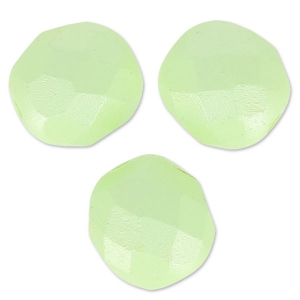 Facettes 8 mm Pastel Green Pearl x20