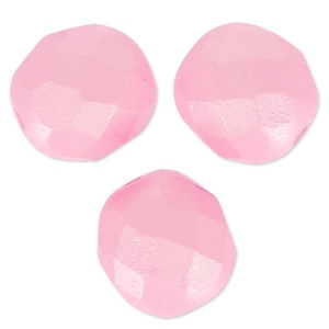 Facettes 8 mm Pastel Pink Pearl x20
