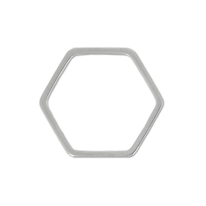 Intercalaire nid d'abeille 18.5 mm rhodié x4