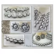 Arcos® par Puca® 5x10 mm Opaque Beige Ceramic Look x10g