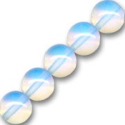 Perle ronde imitation Pierre de Lune 12 mm x1