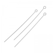 Clous tête ronde 50x0.55 mm souple rhodié x10|raw }}