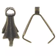 Bélières 10 mm bronze x10