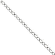 Chaîne maille Forçat 6x4.6 mm - Acier inoxydable 304 x99cm