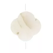 Perle trèfle en Nacre 20 mm x1