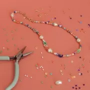 Perles d'eau douce irrégulières teintées 9x8 mm - Mint x6