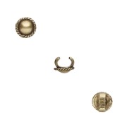 Poussoir à serrer pour lacet 5 mm bronze x1