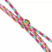 Poussoir à serrer pour lacet 5 mm bronze x1