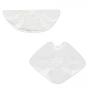 Bouche en verre à garnir 26x19x11 mm x1