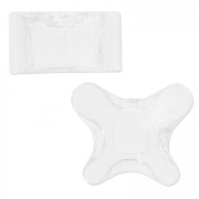 Papillon en verre à garnir 25x22x14 mm x1|raw }}