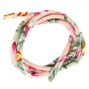 Cordon coton tubulaire 4 mm Light Peach/Khaki x 1 m