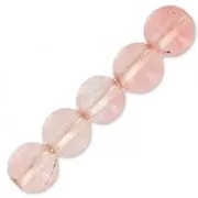 Perles Imitation pierre gemme Strawberry Quartz / Quartz Fraise 3 mm x25