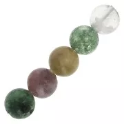 Perles rondes 4 mm pierre gemme Agate Indienne  x20