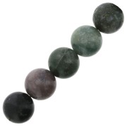 Perles rondes 8 mm pierre gemme Agate Indienne x10|raw }}