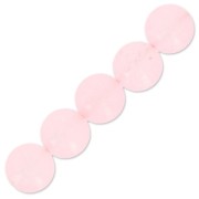 Perles rondes 10 mm en pierre gemme Calcedoine rose x5|raw }}