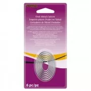 Set d'emporte-pièces Ovale x6