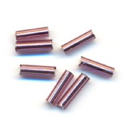 Preciosa Perles rocailles tubes 6.5x2 mm Light Amethyst Silver Lined x20g|raw }}