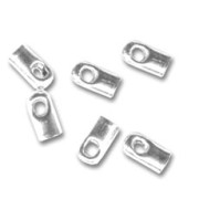 Embouts pour chaîne et cordon 1.5 mm - Argenté x20|raw }}