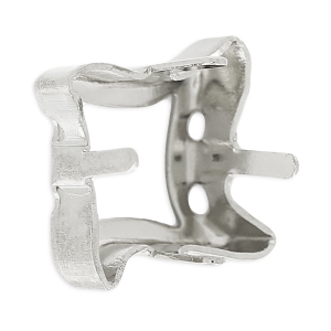 Serti griffe Twister pour cabochon PureCrystal 4485 10.5 mm rhodié x1