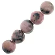 Perles rondes en pierre gemme Rhodonite 4 mm x20