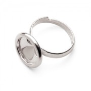 Bague pour cabochon PureCrystal 1122 12 mm en Argent 925 x1|raw }}