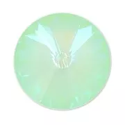 Cabochon PureCrystal 1122 Rivoli 14 mm Crystal AB Ultra Mint