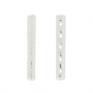 Intercalaire 5 rangs 31x4 mm argenté x1