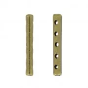 Intercalaire 5 rangs 31x4 mm bronze x1