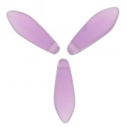 Dagues en verre 5x16 mm Amethyst Mat x50|raw }}