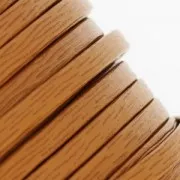 Lacet cuir double foulonné 5 mm Marron clair x 50cm