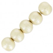 Cotton Pearls Miyuki  6 mm Cream x20|raw }}